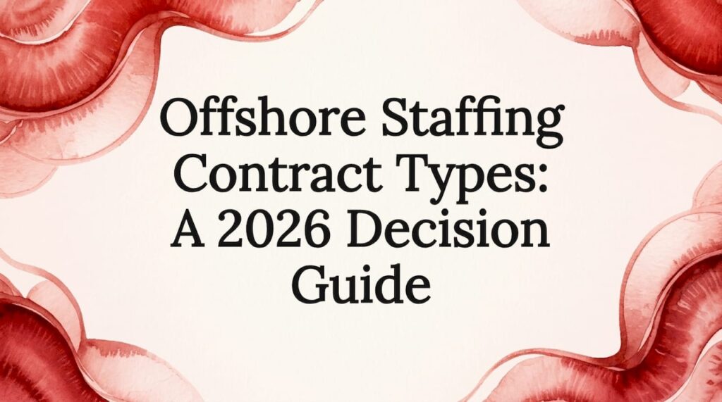 Offshore Staffing Contract Types: A 2026 Decision Guide 1 Decorative title card watercolor frame for offshore staffing
