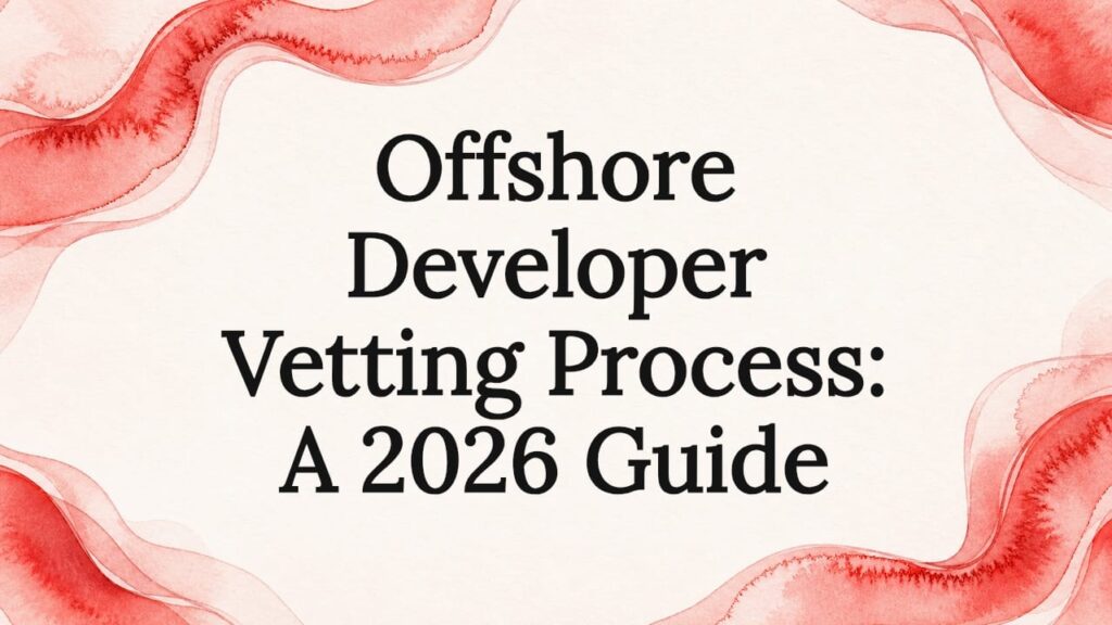 Offshore Developer Vetting Process: A 2026 Guide 1 Decorative watercolor frame for article title