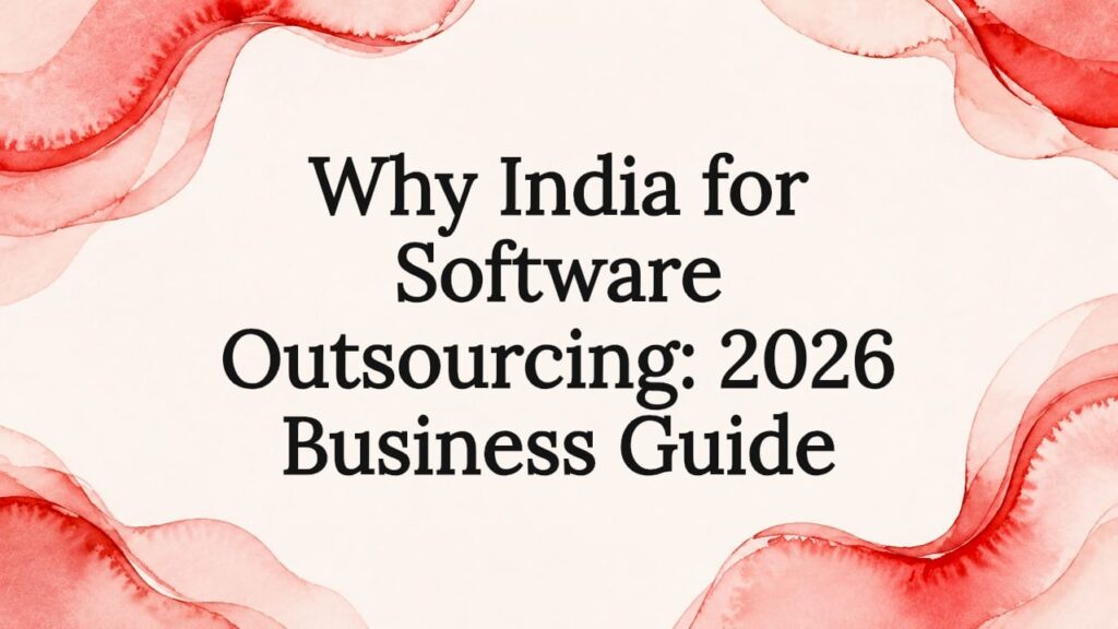 Why India for Software Outsourcing: 2026 Business Guide 1 Decorative illustration framing article title