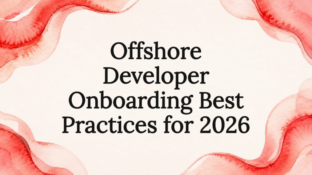 Offshore Developer Onboarding Best Practices for 2026 1 Decorative watercolor frame for article title