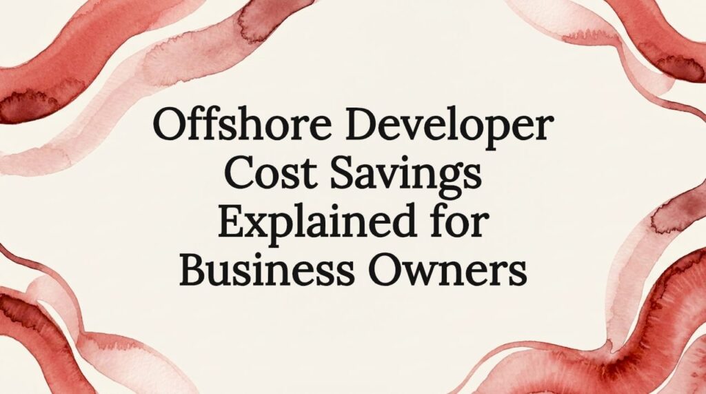 Offshore Developer Cost Savings Explained for Business Owners 1 Decorative editorial frame for article title
