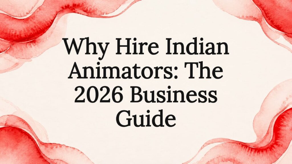 Why Hire Indian Animators: The 2026 Business Guide 1 Decorative illustration framing article title