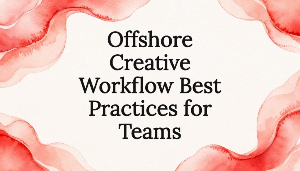 Offshore Creative Workflow Best Practices for Teams 1 Decorative editorial title card frame